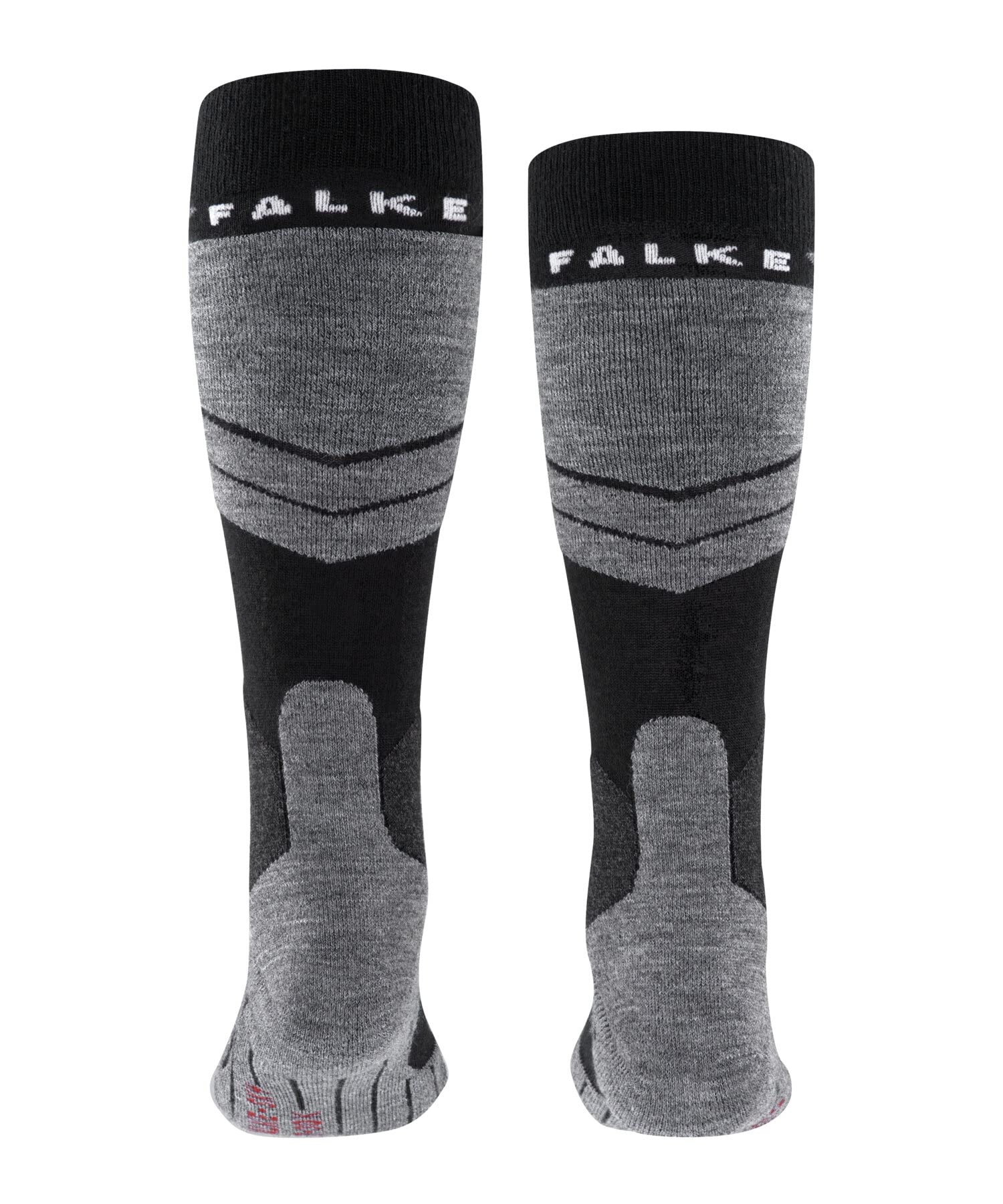 FALKE Uniseks - dzieci Skarpety narciarskie SK4 Advanced K Kh Wełna ciepłe cienkie 1 Para, Czarny Black-Mix 3010, 31-34