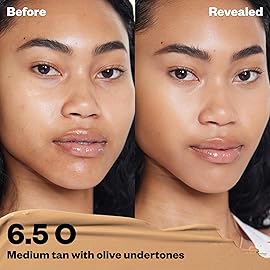 Kosas Revealer Concealer - Medium Coverage Makeup with Hyaluronic Acid, Conceals Dark Circles Under Eyes, Dark Spots and Blemishes + Brightens, Hydrates, Long-Lasting & Vegan, (Tone 6.5 O)