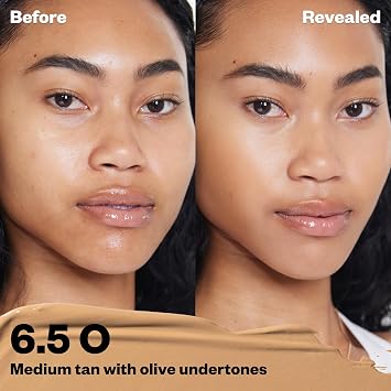 Kosas Revealer Concealer Medium Coverage Hydrating Under Eye & Face Concealer with Hyaluronic Acid, Tone 6.5 O