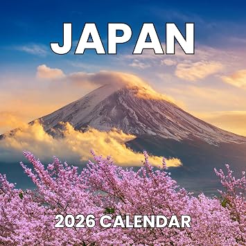 Japan Wall Calendar 2026 | Wall Calendar Featuring Stunning Scenic Views of Japan Monthly Japanese Calendar with Iconic Landscapes 12" x 24