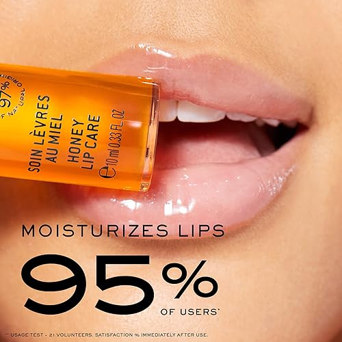 Miniatura 6 de NUXE Rêve de Miel Aceite labial de miel, acabado ultra brillante, brillo hidratante orgánico 100% natural con vitamina E, miel y lavanda, 0.33 onzas