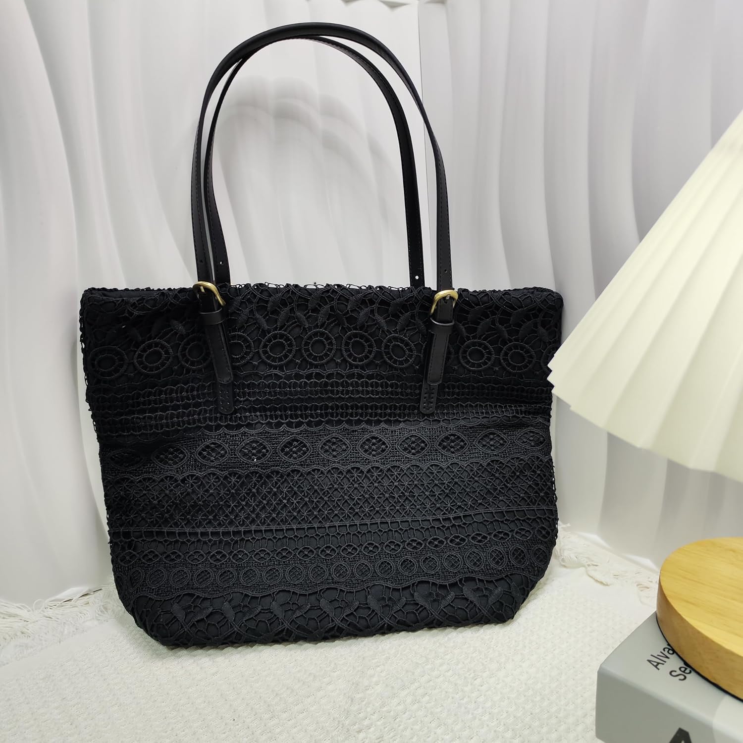 2 Pcs PU Leather Purse Straps with Adjustable Metal Buckle, 25.6-28In Hand bag Handles Shoulder Straps Replacement - Image 4