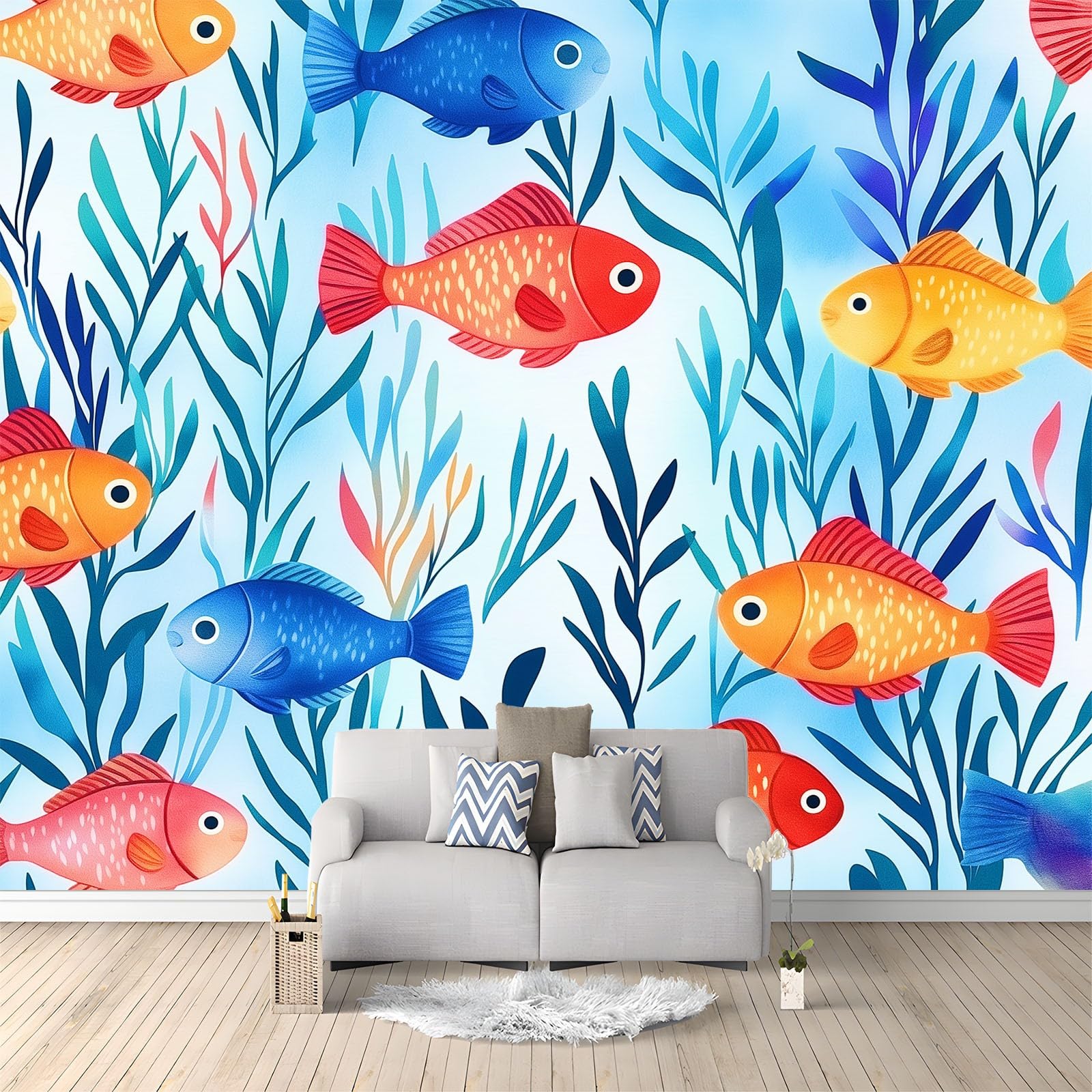 Decoration wallpaper mural panoramique grand format style cartoon