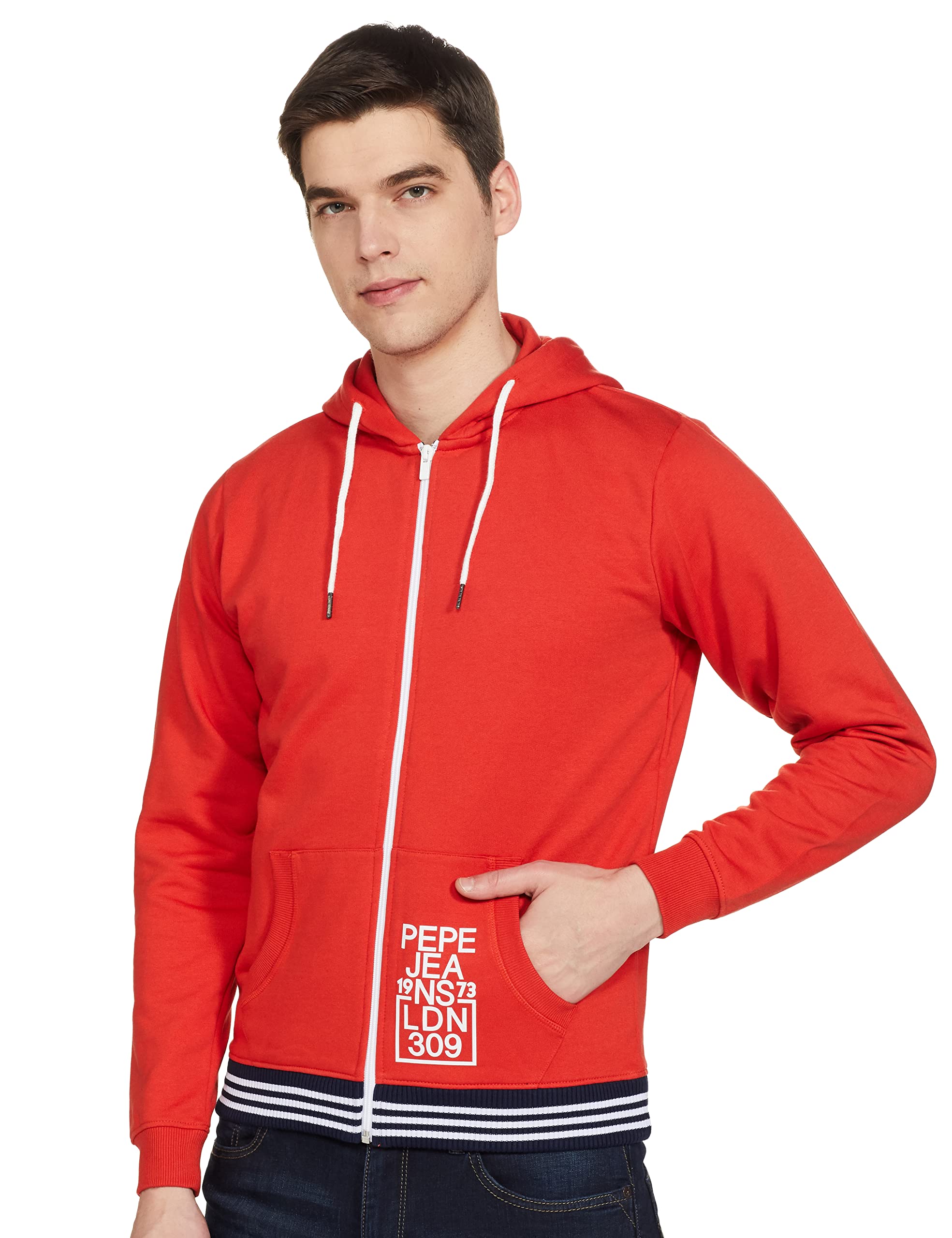 pepe jeans Men's Cotton Hooded Neck Sweatshirts-picture-55