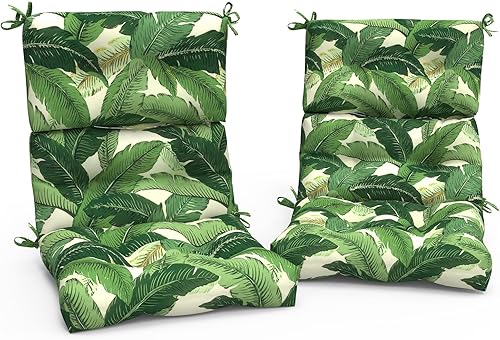 Cojines Adirondack para sillas de patio con respaldo alto para exteriores, cojines Adirondack para jardín, porche, uso en sillas de oficina en casa,