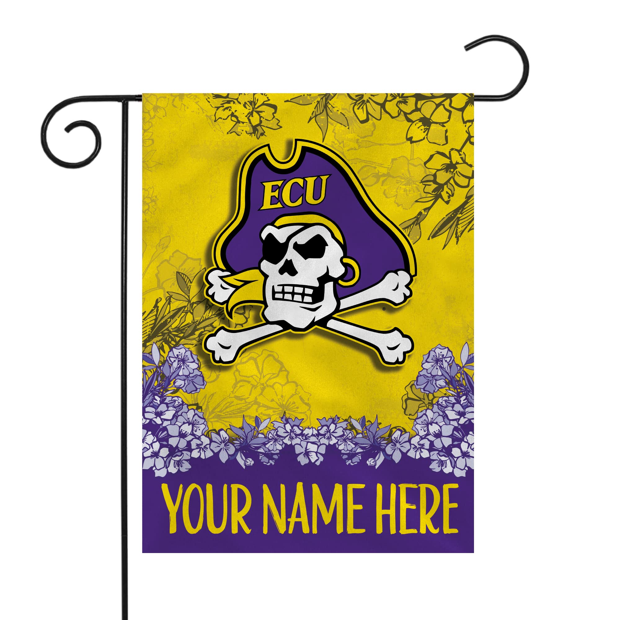 Rico Industries NCAA Standard/Primary Personalized Garden Flag