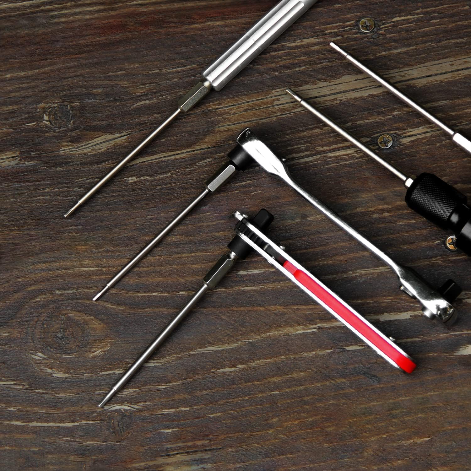 Allen Wrench Drill Bits Metric Hex Bit Set - H2.0 Magnetic 1/4 Inch Hex Shank 4 Inch Long 5 Pieces