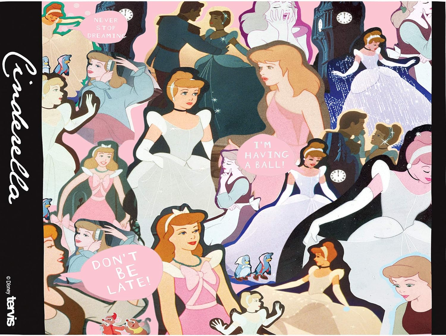 Tervis Disney - Cinderella - 70th Anniversary Made in USA Double Walled Insulated Tumbler Cup Keeps Drinks Cold & Hot, 24oz, Classic - Image 2