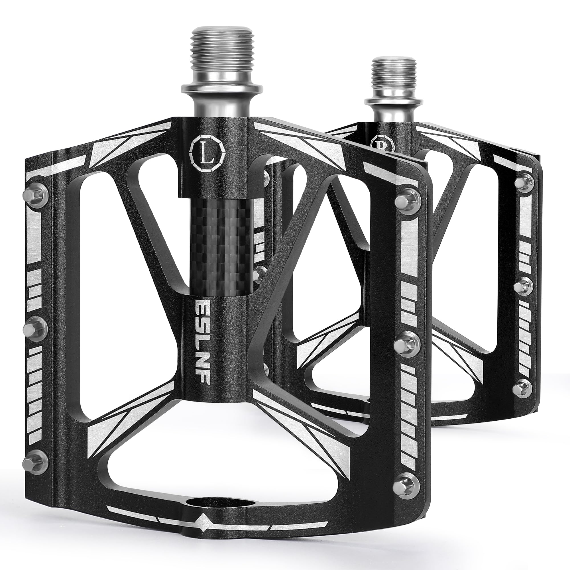 WILDKEN Fahrradpedale Flat Pedale MTB Leicht 9/16 Zoll CNC Aluminium Pedale