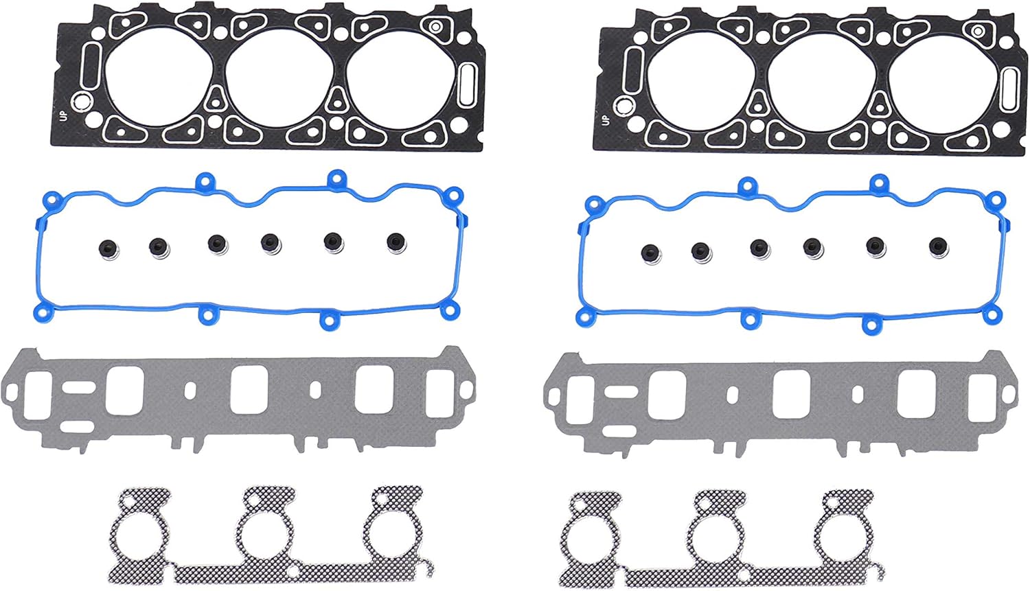 DNJ HGS4144 Graphite Cylinder Head Gasket Set for 1996-1999 Ford Mazda Aerostar B3000 Ranger 3.0L V6 12V OHV 2986cc