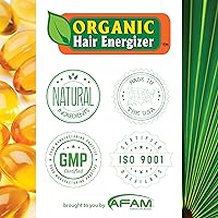 Vista 3 de Organic Hair Energizer Pro Vitamin-B5 - Potenciador del crecimiento del cabello, 6 onzas líquidas (paquete de 4) bloqueador de DHT, sin sulfatos