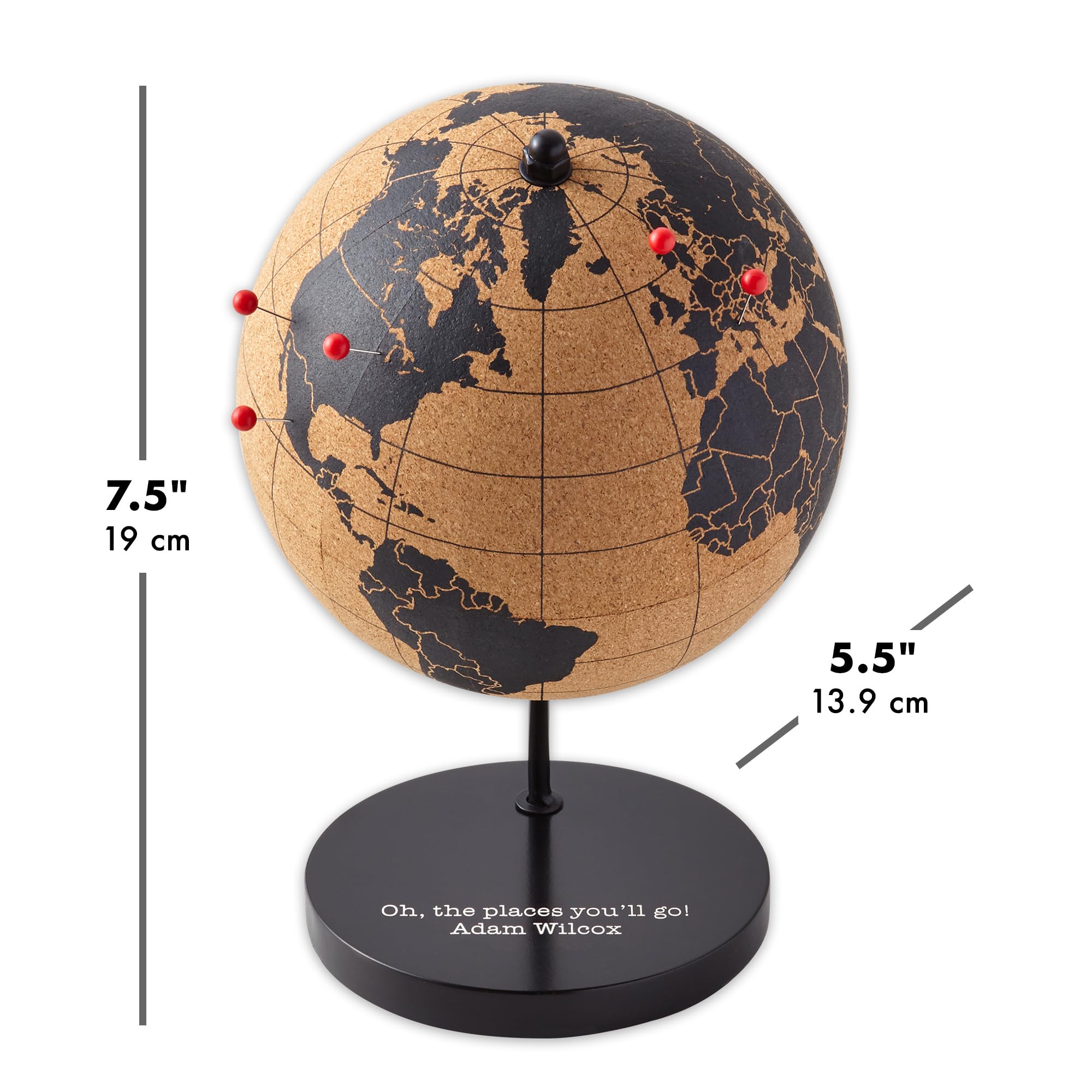 Amazon.com: Let's Make Memories Personalized Cork Globe - The