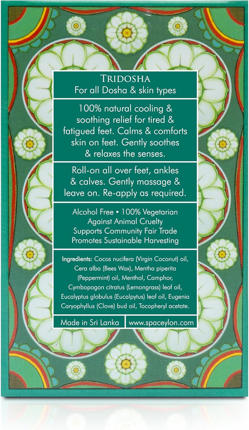 SPA CEYLON Relax Foot Relief Balm Roll-On | Dry Feet Solution | Foot Care | Moisturizing Formula - Image 4