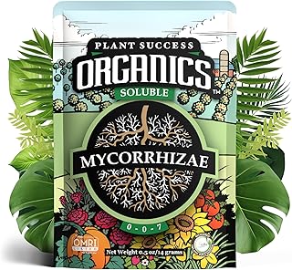 Mycorrhizal Fungi OMRI Organic Root Enhancer for Plant Success, Super Potent 20 Strain ECTO and ENDO Blend for Trees, Vegetables and Houseplants, Beneficial Bacteria Included