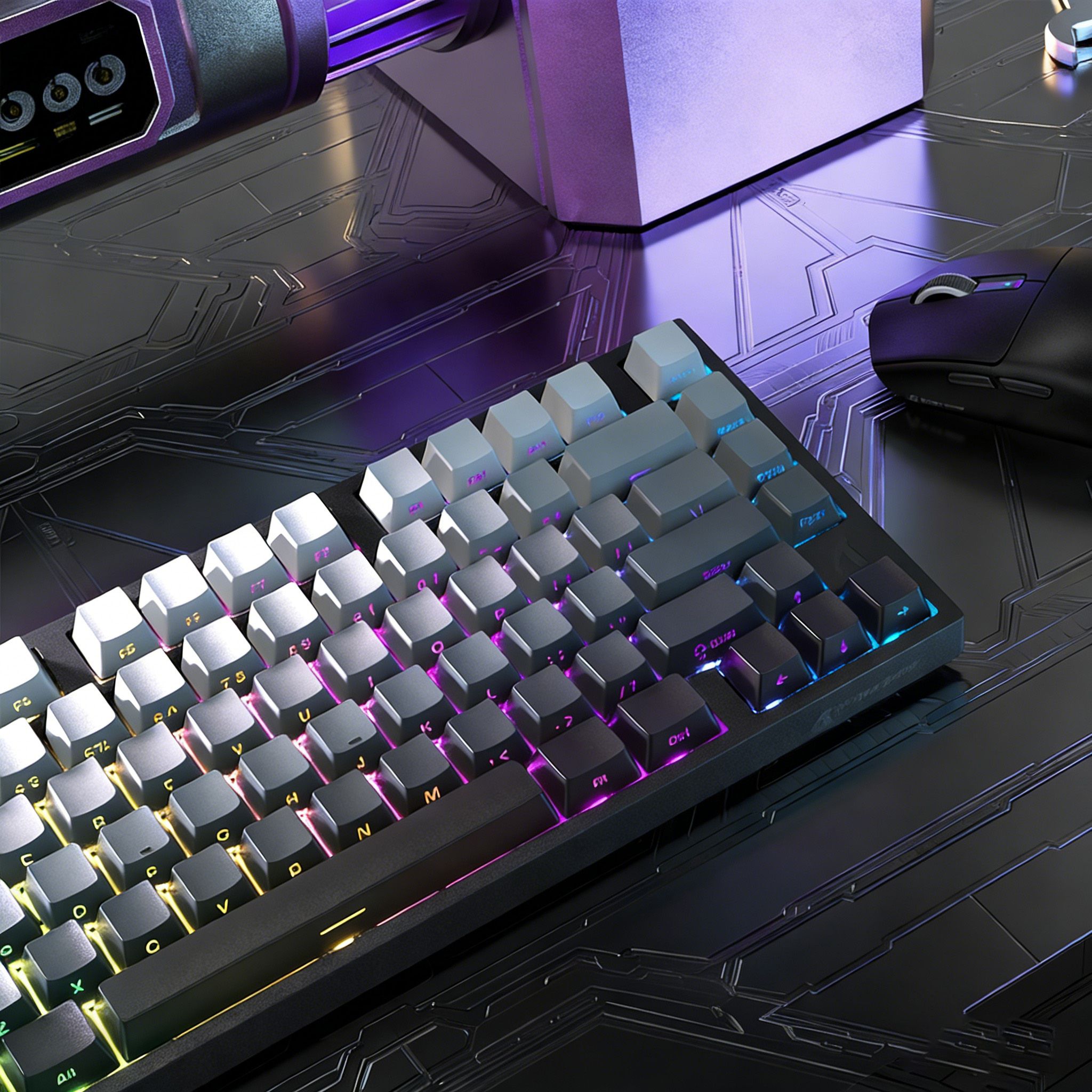 Amazon.com: ATTACK SHARK R82HE 75% Rapid Trigger Mechanical Gaming
