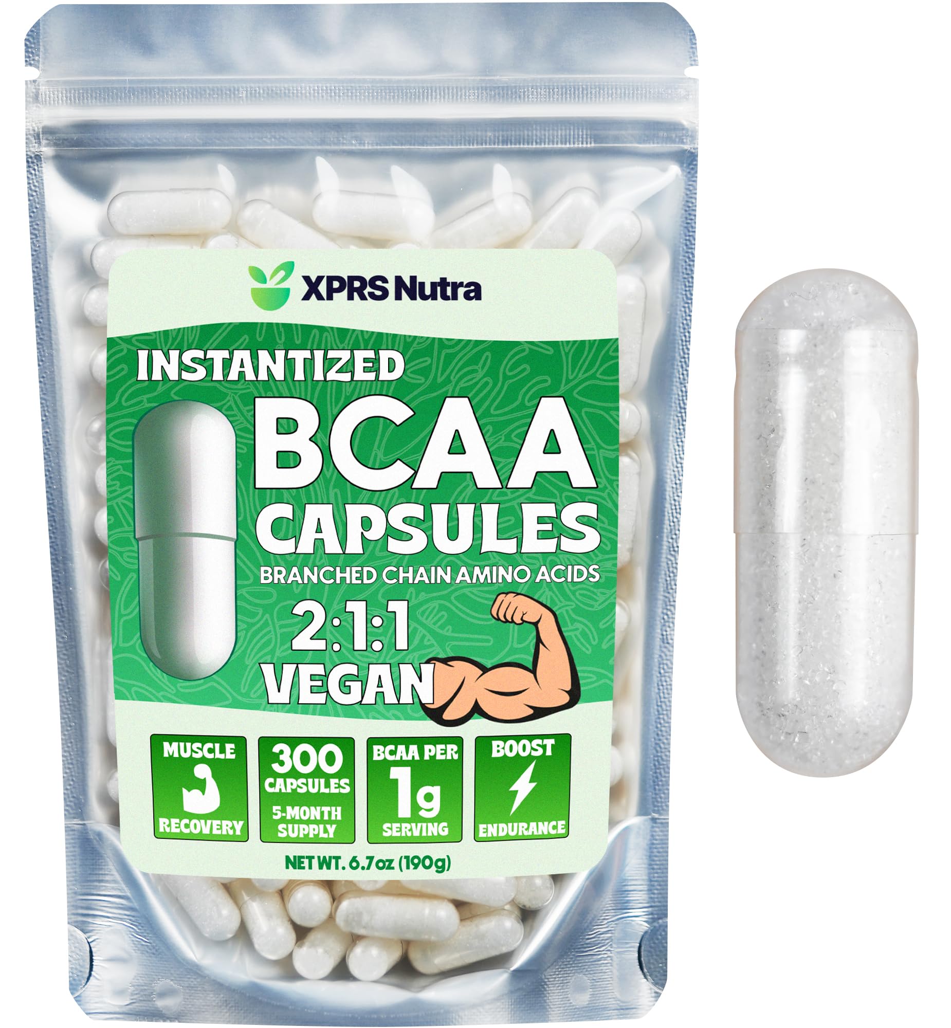 BCAA Amino Acids Capsules - Premium BCAAS Amino Acids Supplement - BCAA Pills - BCAAS Amino Acids Capsules - Branched Chain Amino Acids Nutritional Supplements - BCAA Capsules Nutrition 3 Month Supply