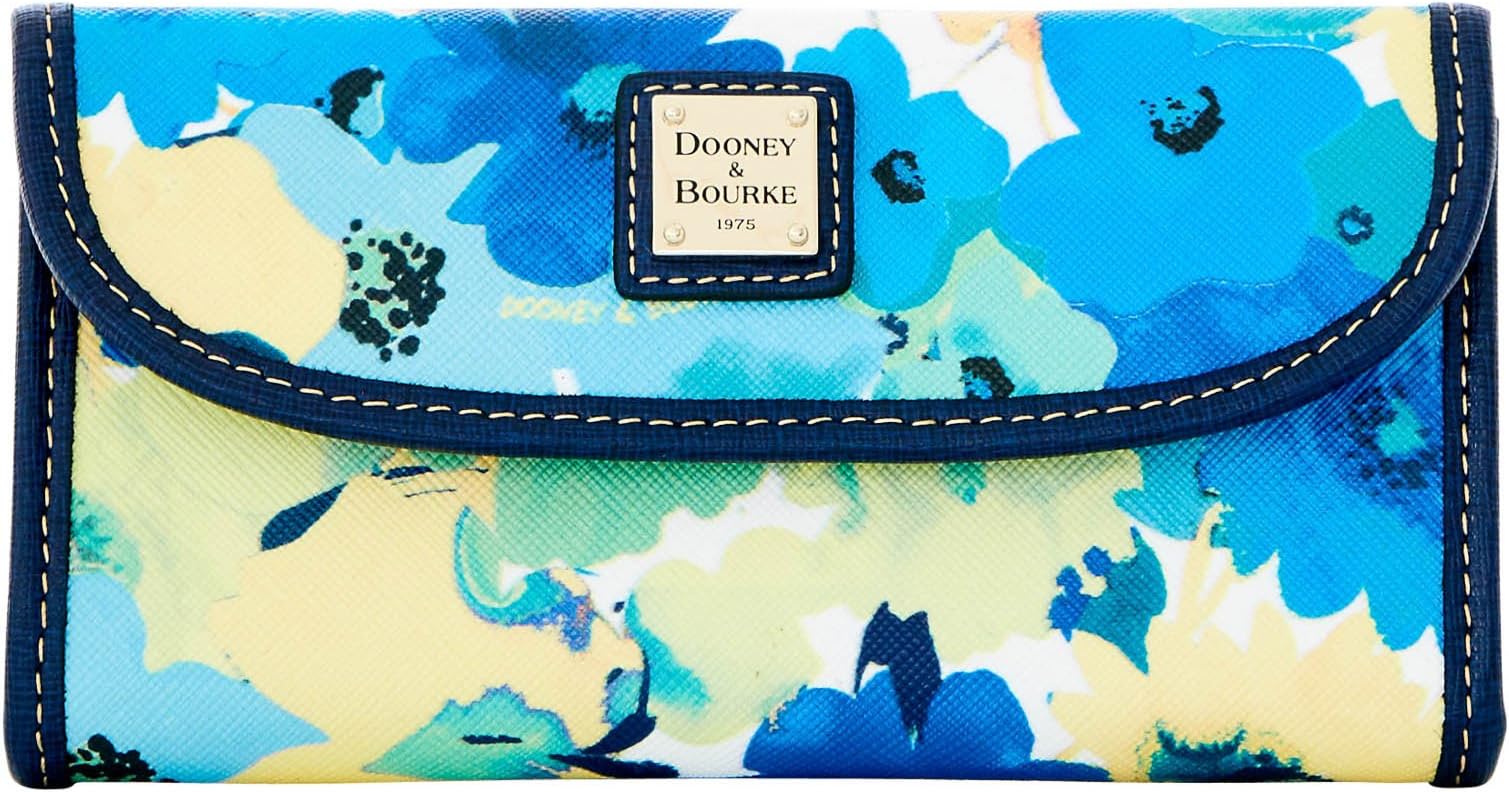 Dooney & Bourke Floral Continental Clutch Somerset Marine wallet