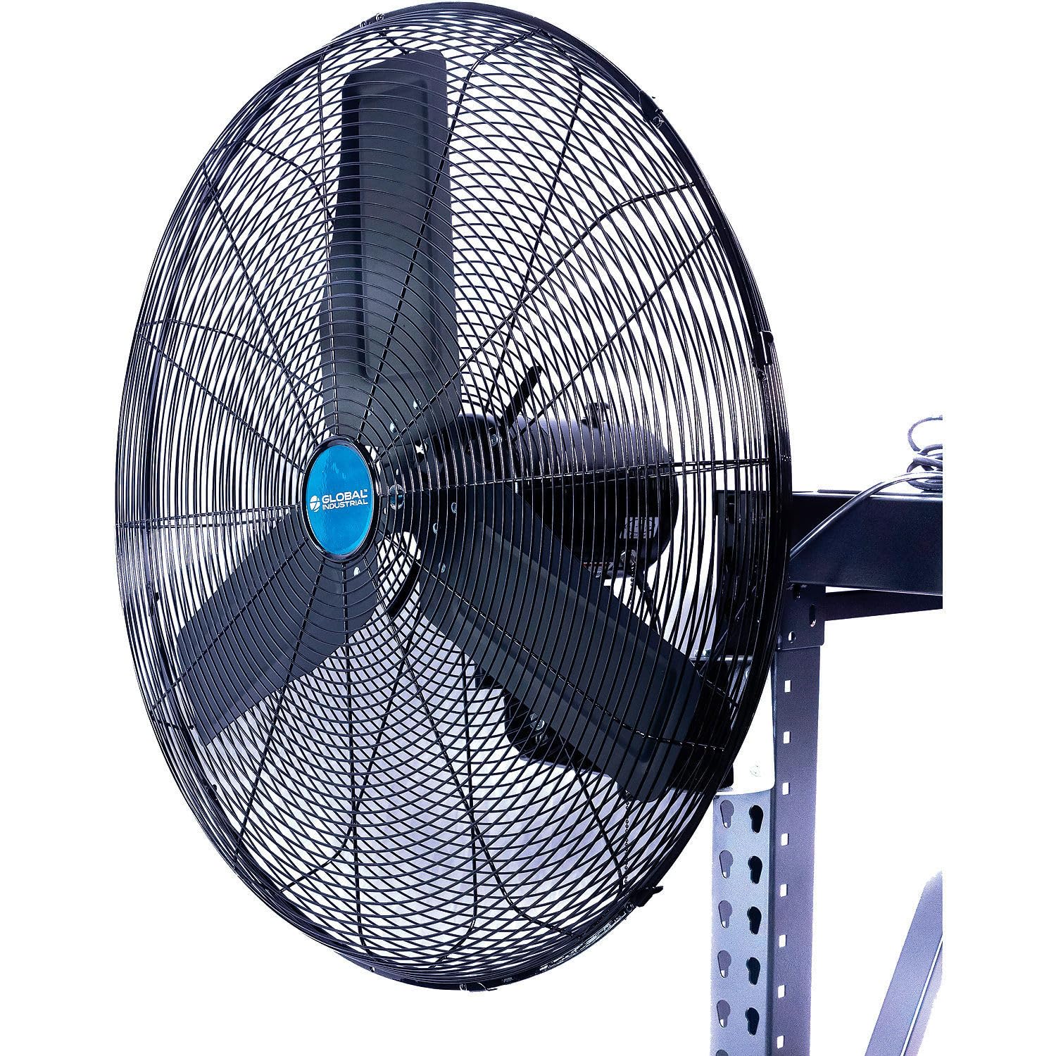Deluxe Wall Mount Fan by Global Industrial – 30", Metal, Black, Model 258322