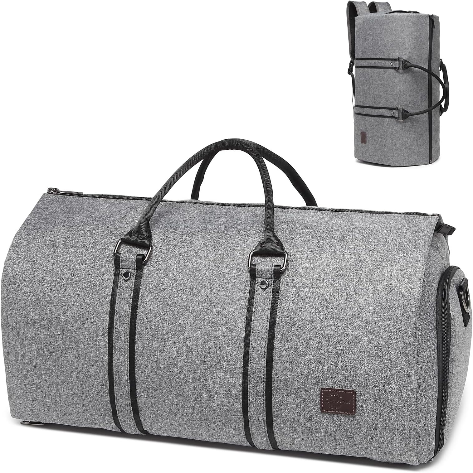 seyfocniaConvertible Travel Garment Bag,Carry on Garment Duffel Bag for Men Women - 2 in 1 Hanging Suitcase Suit Business Travel Bag