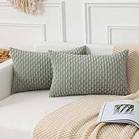 Vista 46 de K Kevin Textile - Paquete de 2 fundas de almohada decorativas bohemias de otoño de 20 x 20 pulgadas para sala de estar, sofá, cama, decoración