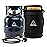 Ignik Refillable Gas Growler Deluxe 5-Pound Empty Propane Tank with Carry Case and Adapter Hose, Black Case/Blue Tank