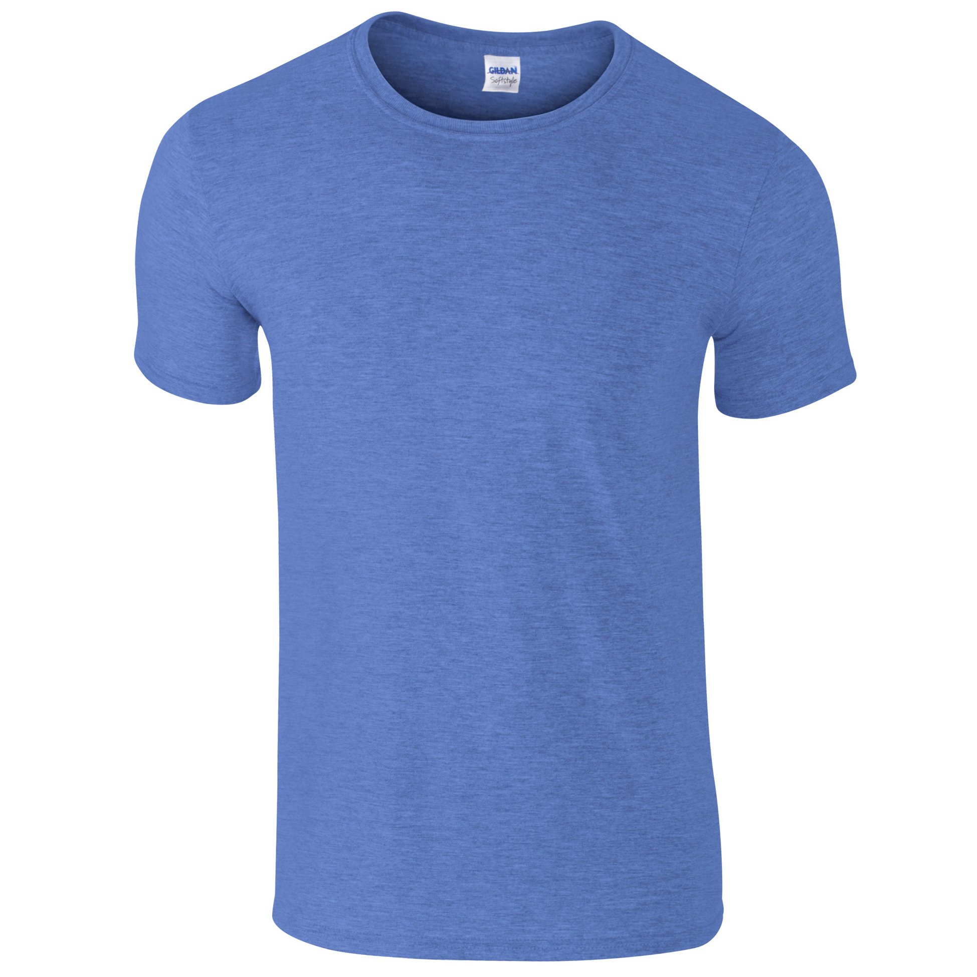 Gildan Men's XX-Large,Heather Royal Short Sleeve Soft-Style T-Shirt (2Xl) (Heather Royal)