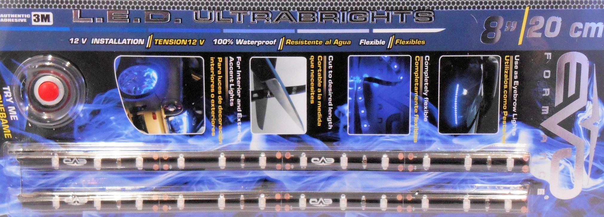 LED Streifen Blau ultrabrights 20 cm