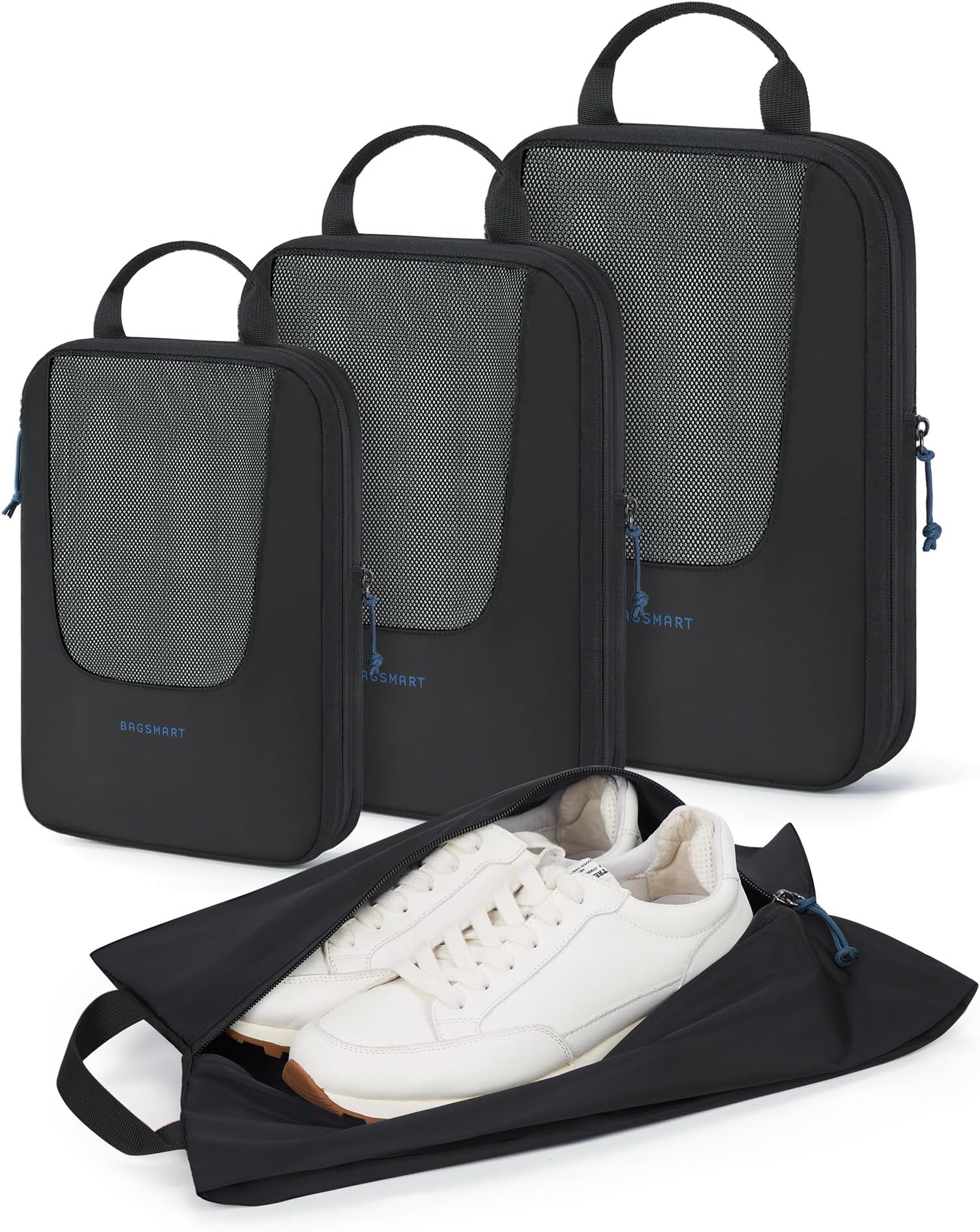 Compression Packing Cubes for Travel, 6/5/4set Lightweight Packing Organizers, Summer Travel Essentials Suitcase Organizer Bags Set