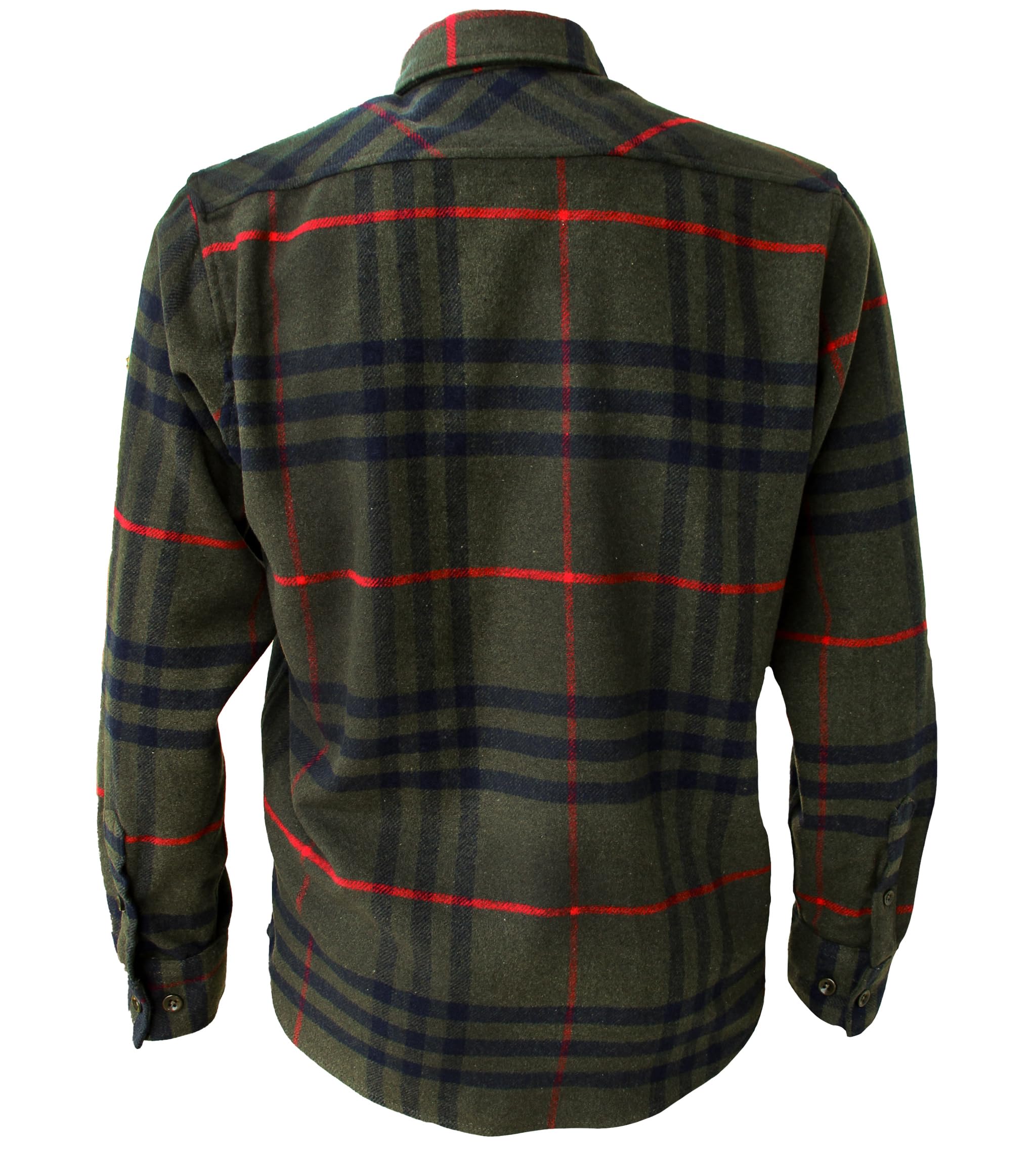ROCK-IT Apparel Flanellhemd Herren kariert Langarm Baumwolle Holzfällerhemd Männer Karohemd Regular Schnitt weicher Stoff Made in Europe [Größen S-5XL]