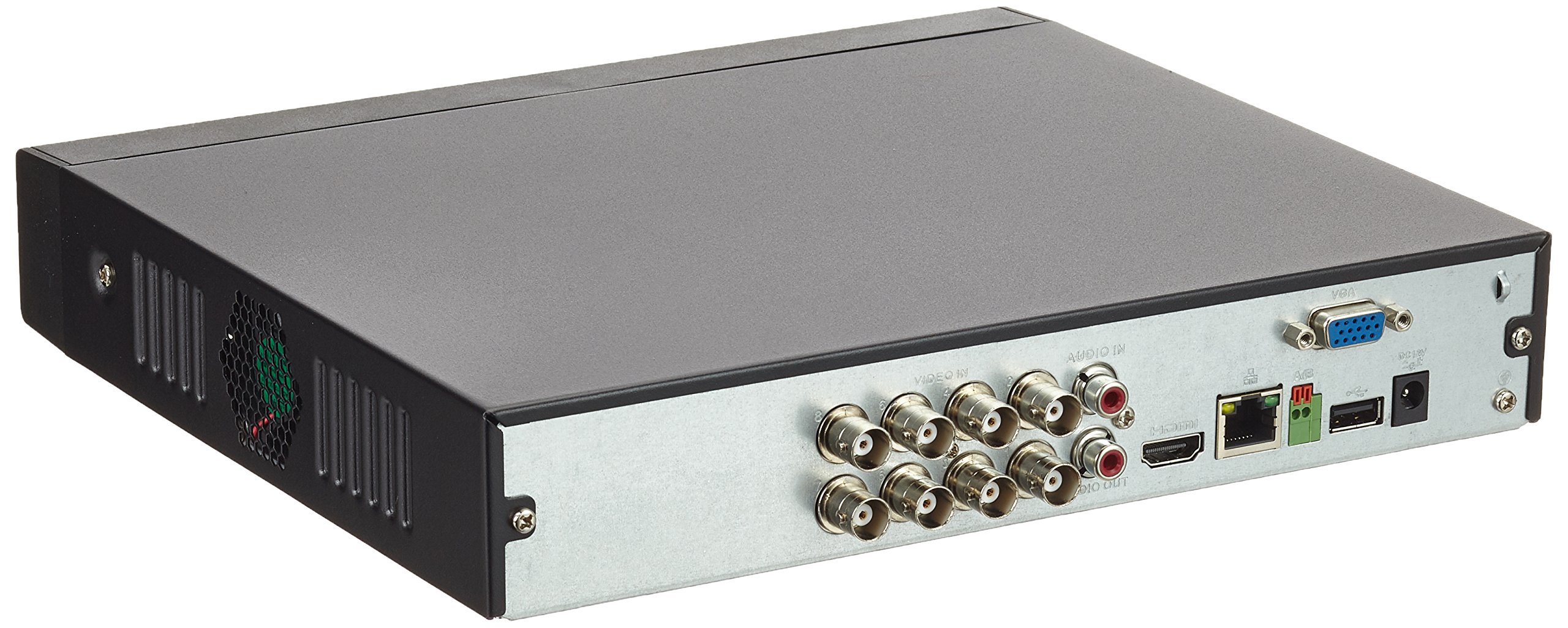 Dahua xvr5108hs grabador de 8 Vías pentabride HDCVI/AHD/TVI/analógica/IP, 1080p/720p, H264, Negro