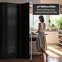 Vista 95 de Red Lantern Pantalla de onda de bambú corta de 4 pies - Blanco