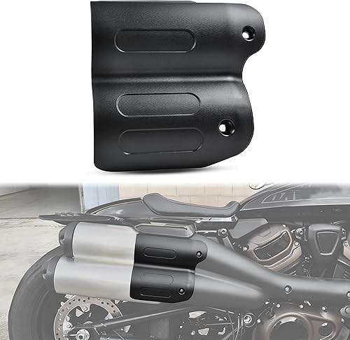Cubierta de protección térmica para pasajero trasero Harley Sportster S 1250, cubierta de aislamiento térmico de tubo de escape negro para Harley