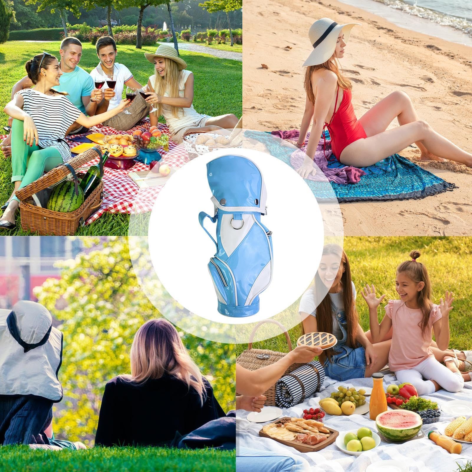Weintaschen für Reisen Multifunktionale Tragetasche weich gefüttert | Weinbeutel Für Weinflaschentransport, Reisen, Picknick, Outdoorparty, , Camping, Grillen, Abendessen, Feier, Urlaub,