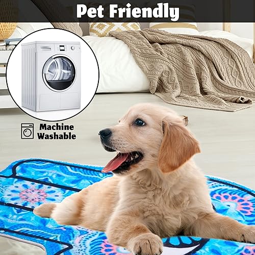 Miniatura 7 de Alfombra de área de mal de ojo, mano Hamsa con mal de ojo, ojos de demonio de mano de Fátima, alfombras lavables para dormitorio, alfombras de baño