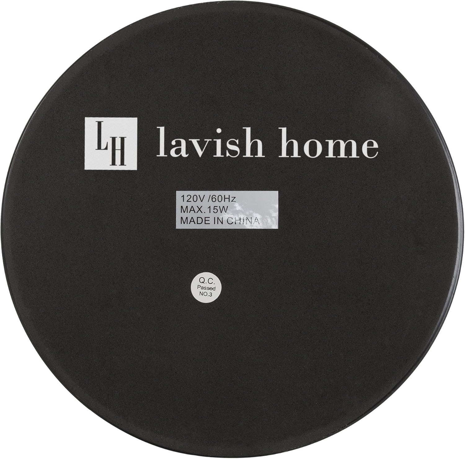 Lavish Home 3 Head Desk Lamp, LED Light with Adjustable Arms, Touch Switch and Dimmer (Black)