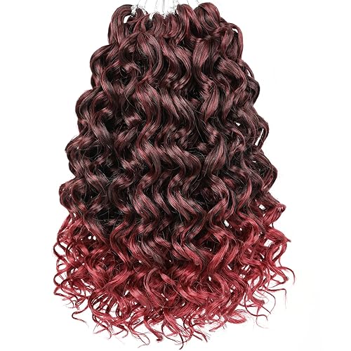 Unionbeauty - Paquete de 8 paquetes de cabello rizado de ganchillo GoGo de 10 pulgadas, cabello ondulado de ganchillo para mujeres negras, cabello