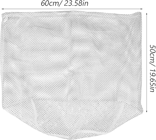 Miniatura 6 de EXCEART Bolsa grande de malla con cordón, bolsa de lavado duradera para ropa, abrigos y sudaderas con capucha, conveniente organizador de viaje para