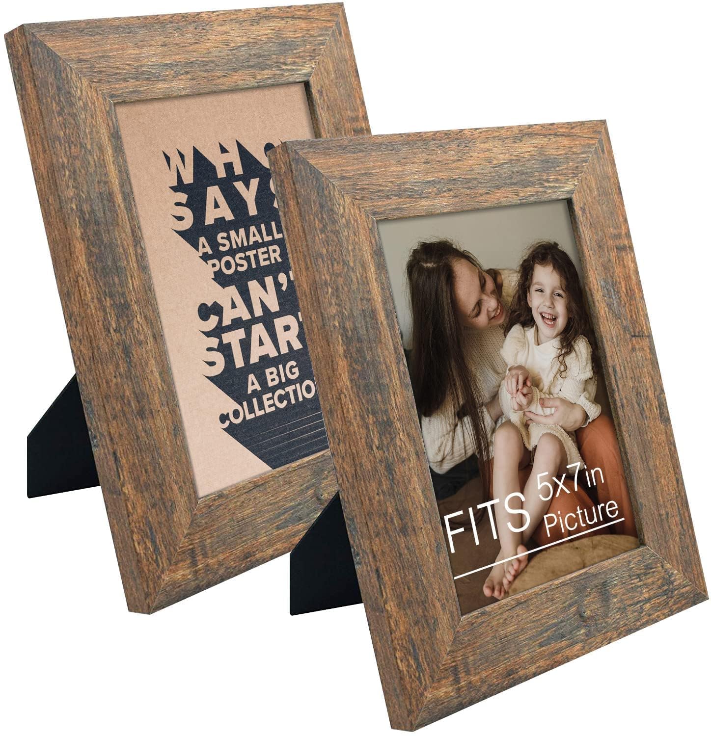 Home ESPRIT Cornice portafoto naturale in terracotta vetro legno MDF scandinavo 25 x 7 x 23 cm