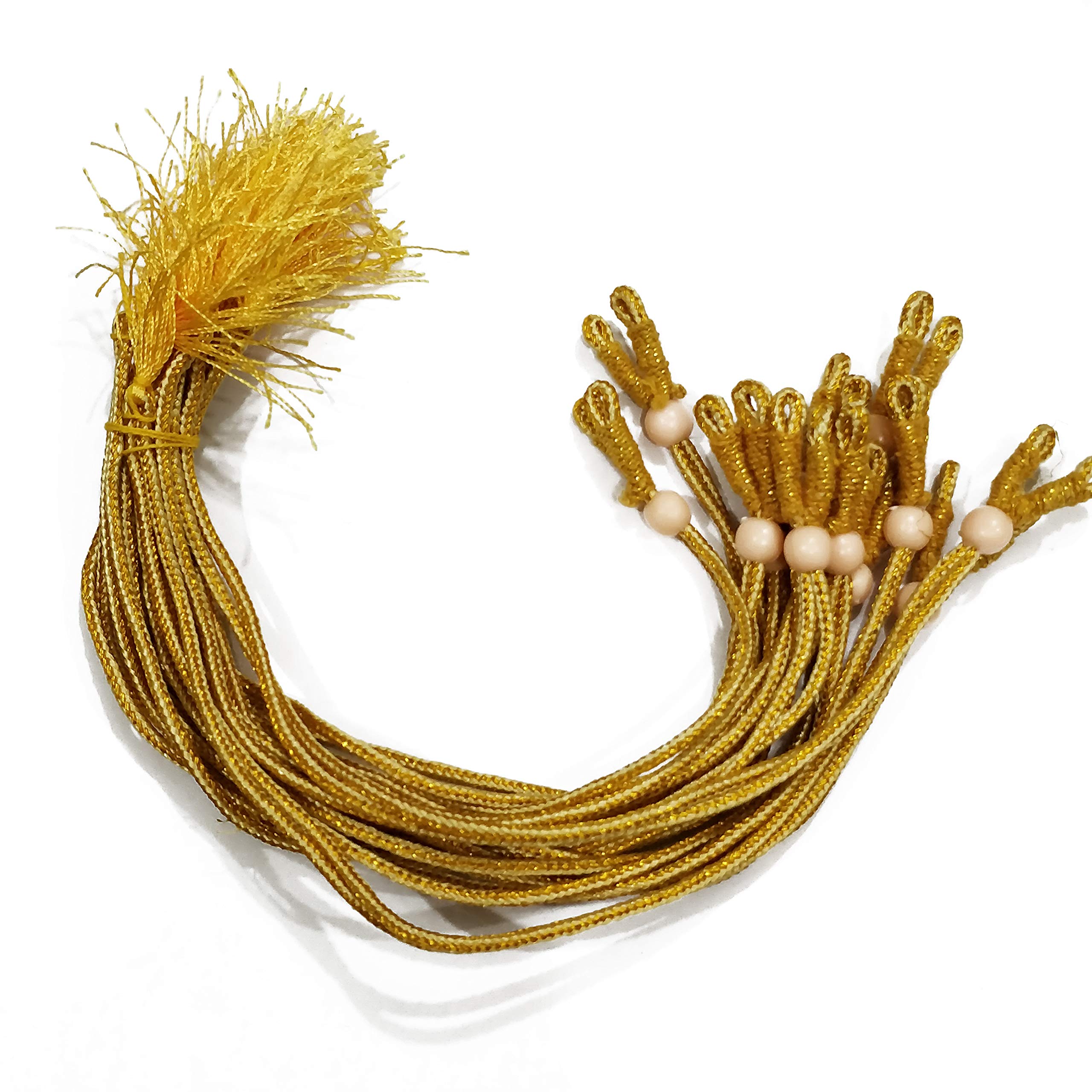 ExcellentcraftsAdjustable Necklace Back Rope Dori for Jewellery Making (Pack of 12 Pcs)