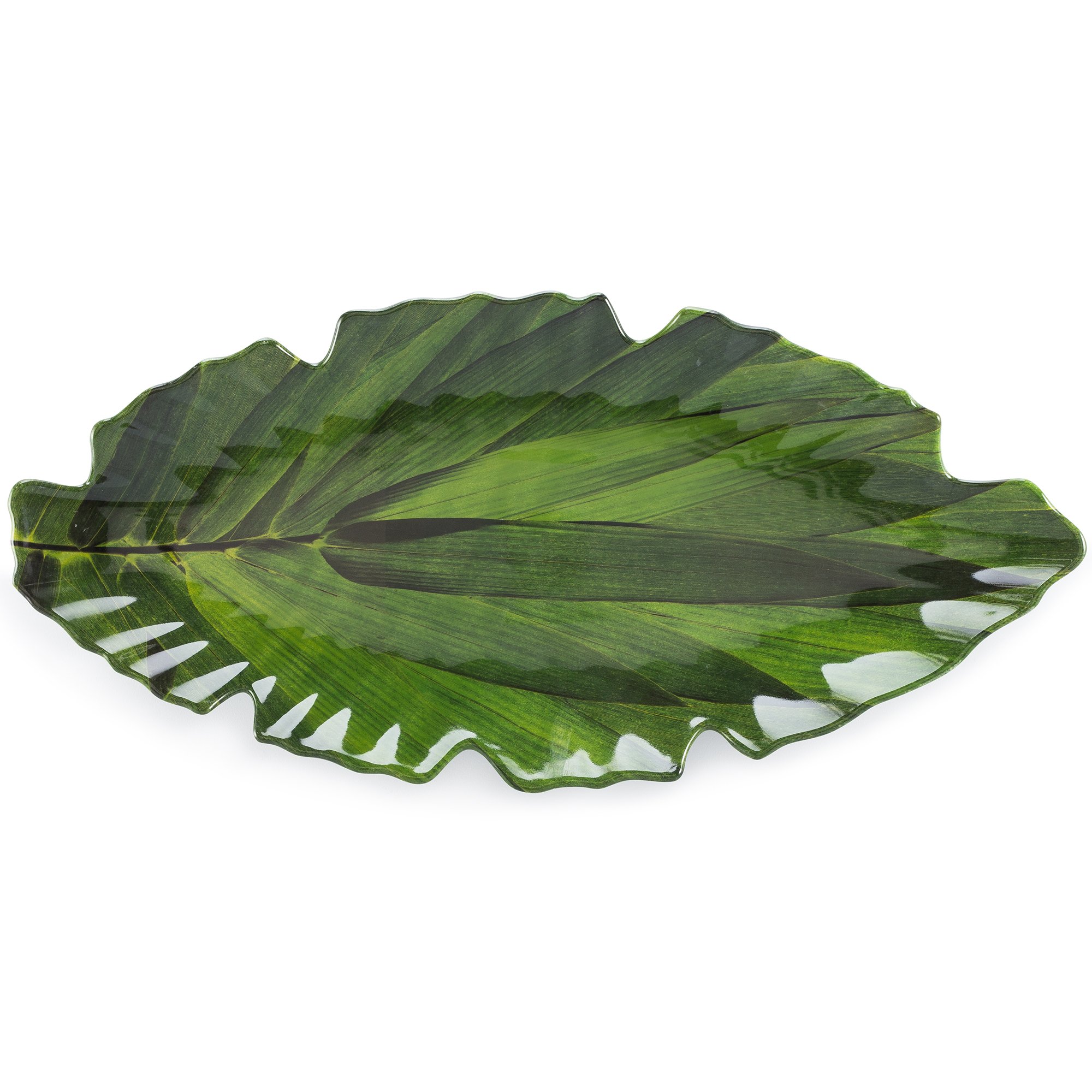 Q Squared Zen Collection, Melamina, Green, Small Platter