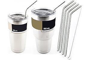 CocoStraw Brand Yeti Metal Straws