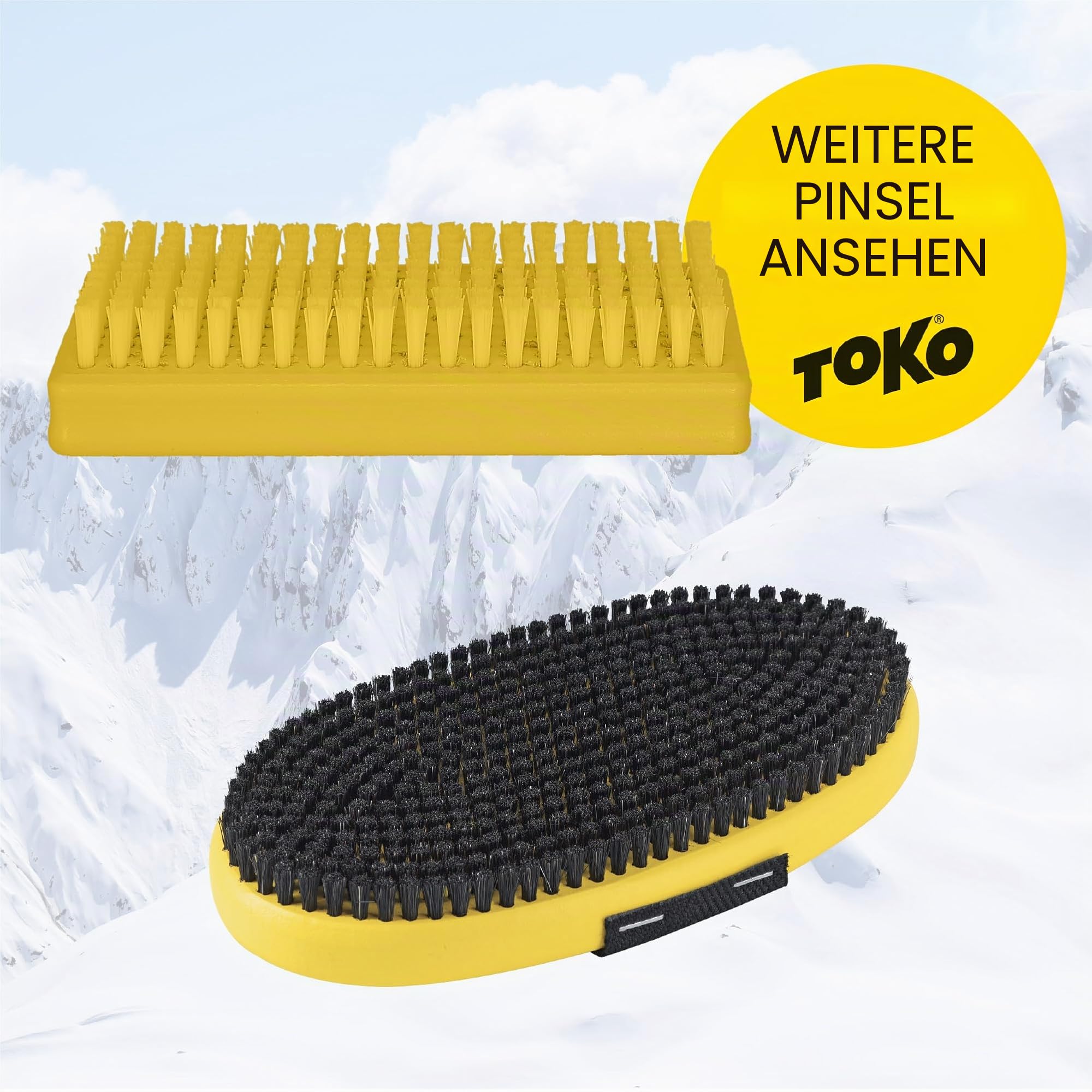 TOKO Base Brush oval Copper, Kupferbürste
