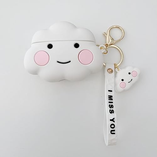 Miniatura 5 de HENJI Funda de PVC para Beats Studio Buds, funda protectora de cuerpo completo de dibujos animados 3D con llavero, funda protectora de auriculares