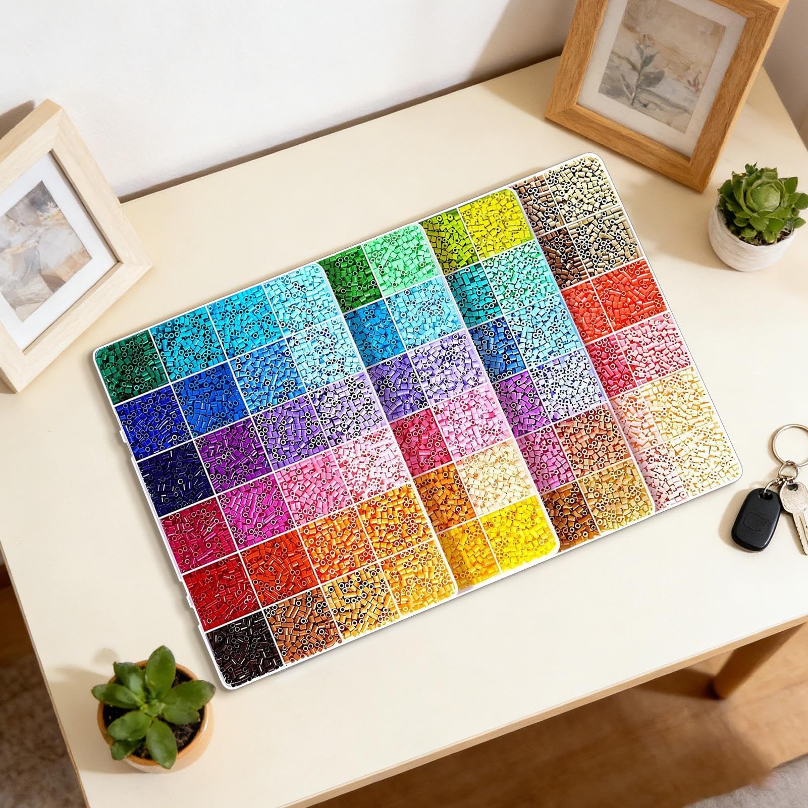 Genérico Kit de Abalorios Fusibles Set de Manualidades DIY