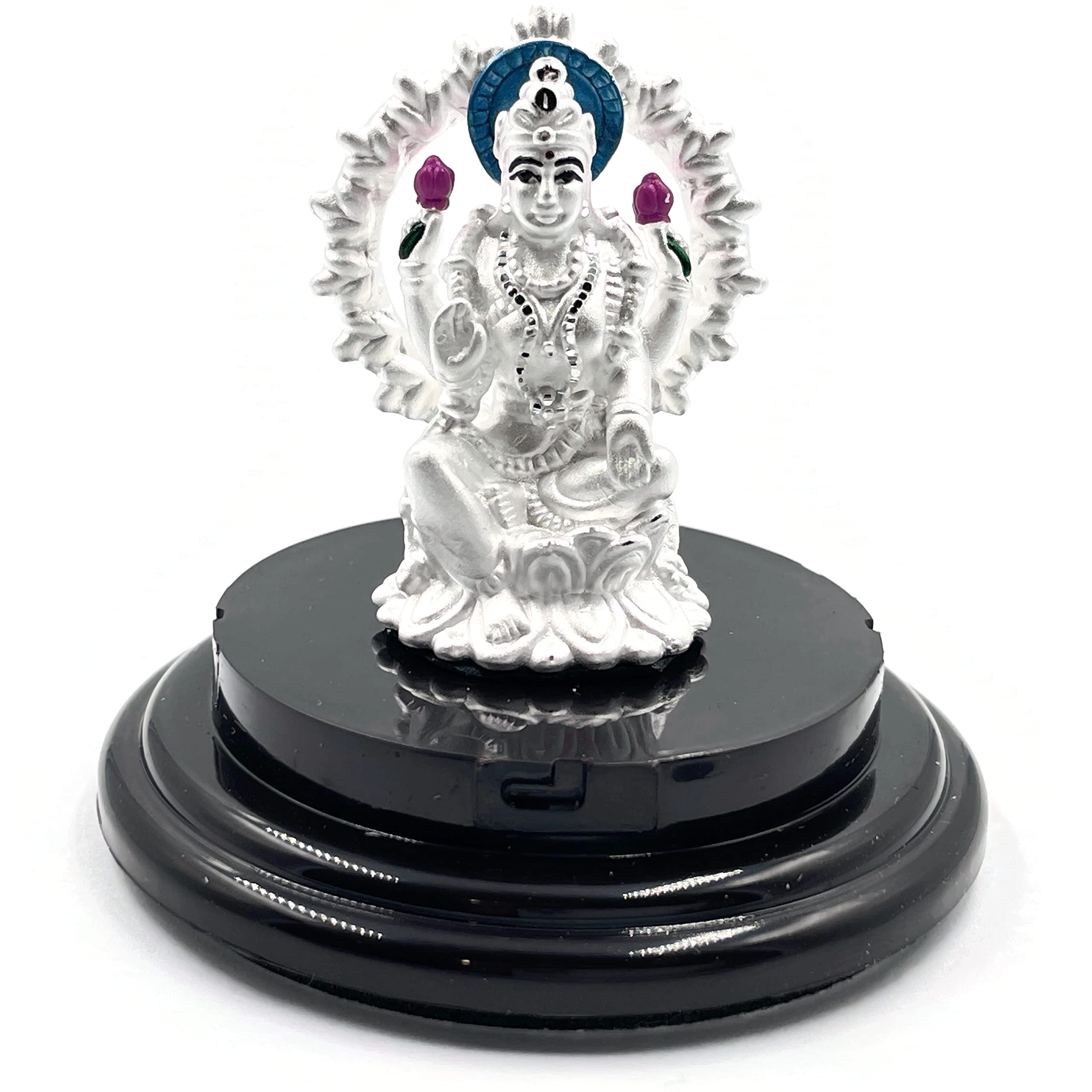 999 Pure Silver Lakshmi/Laxmi Idol/Statue/Murti (Figurine #15)