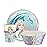 Zak Designs Disney Frozen 2 Kids Dinnerware Set 3 Pieces, Durable and Sustainable Melamine Bamboo Plate, Bowl, and Tumbler are Perfect For Dinner Time With Family (Anna, Elsa, Olaf)