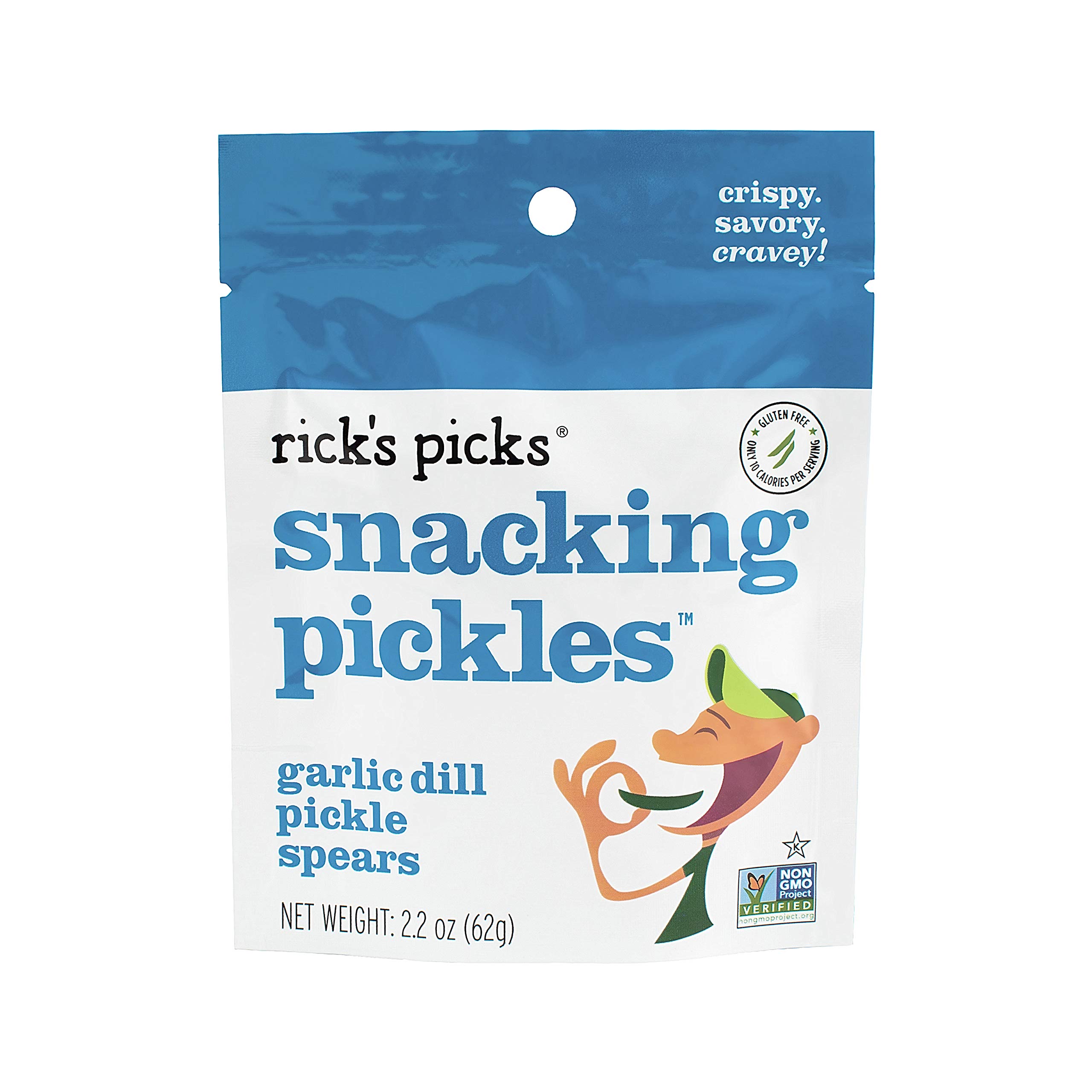 Amazon.com : Rick's Picks Snacking Pickles, Garlic Dill Pickle