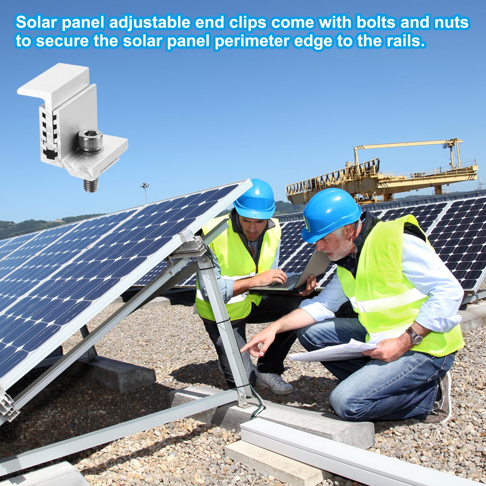 QUARKZMAN 30pz Solare Pannello Terminale Morsetto Alluminio Z Staffe per Solare Pannelli Solare Montaggio Staffe Kit per Solare Pannello Pv Montaggio sistemi Accessori (32-50mm)