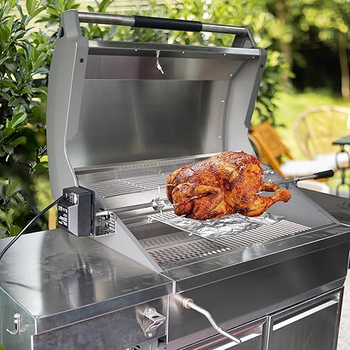 Miniatura 5 de onlyfire Soporte universal de motor de asador de acero inoxidable, 2 piezas de tornillo