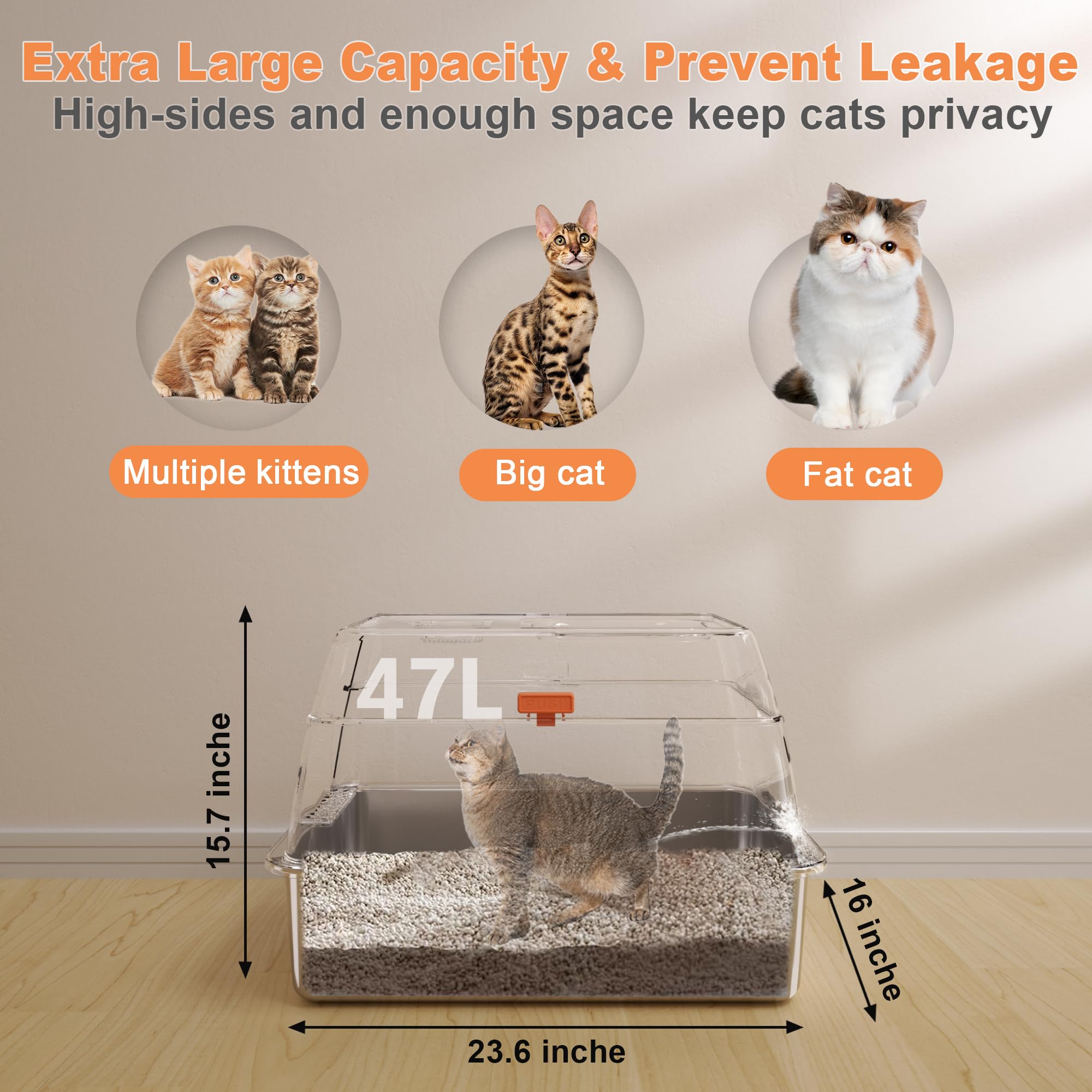 Litter Box Fresh Results Corn Cob Litter Litter Locker Extra Large